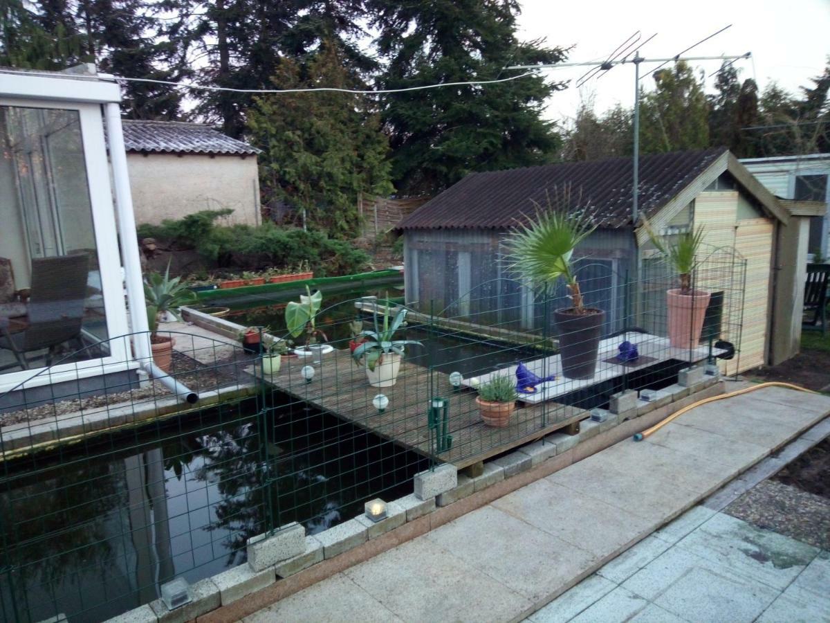 Appartamento Kleines Haus Im Oderbruch Neutrebbin Esterno foto
